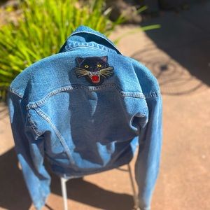 Vintage jacket with patches